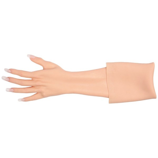 Gants féminins réalistes en silicone