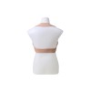 Buste faux seins silicone, dos nu