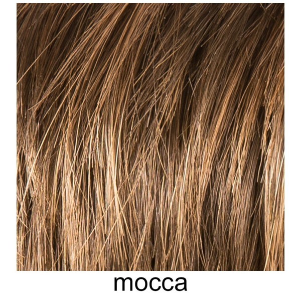 Perruque longue monofilament, femme fatale