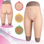 Shorty long faux vagin, silicone