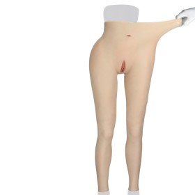 Legging faux vagin réaliste trangenre, taille haute