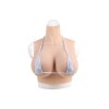 Buste fausse poitrine, col haut, Bonnet H