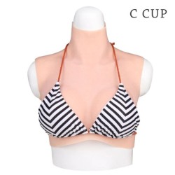 Buste faux seins prix discount, col haut