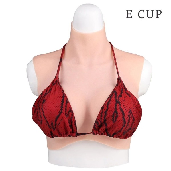 Buste faux seins prix discount, col haut
