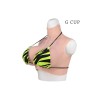 Buste faux seins prix discount, col haut