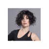 Perruque mi-longue bouclée, superbe empreinte féminine