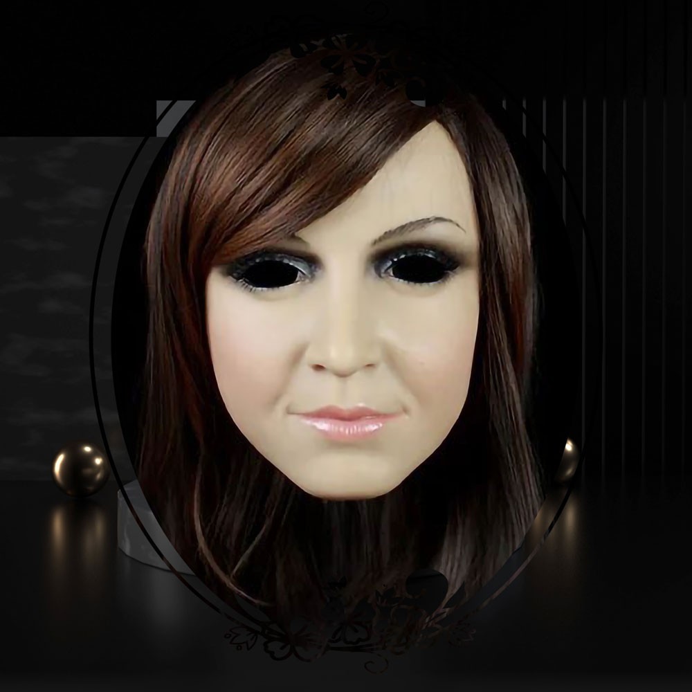 Masque/couvre-chef En Silicone Médical Avec Maquillage Intégré - Cosplay/Mascarade - Taille Unique