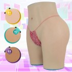 Panty faux vagin en silicone, rehausseur de fesses
