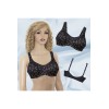 Soutien-gorge prothèse, imprimé floral