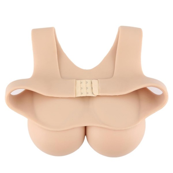 Buste faux seins silicone, style brassière