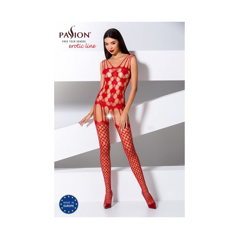 BS067R Bodystocking - Rouge