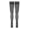 Bas autofixants noir Hold up 3 - Cotelli Legwear