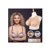 Buste faux seins, poitrine volumineuse, encolure ronde