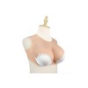 Buste faux seins, poitrine volumineuse, encolure ronde