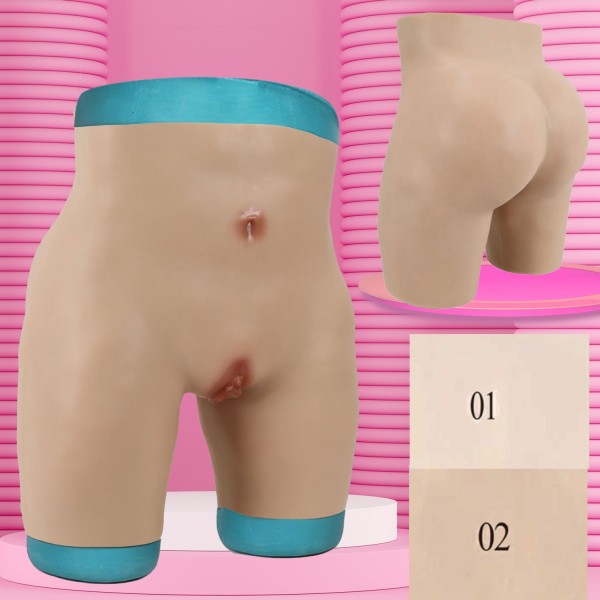 Buste Faux Seins + Panty Silicone – Transformation Complète