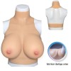 Buste faux seins plastron petit prix – col haut
