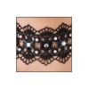 Collier brodé avec strass - Cotelli Accessoires