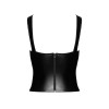 Top style corset Vixen F365 - Noir Handmade