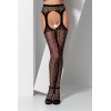 Collants ouverts S014 - Noir