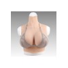 Buste fausse poitrine, col haut, Bonnet H