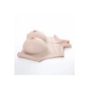 Buste faux seins en silicone, col haut et dos ouvert
