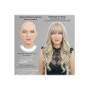 Masque féminin en silicone tête complète