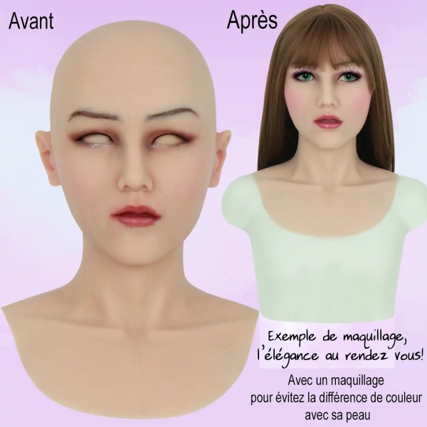 Masque en silicone tête pleine, un accessoire de séduction