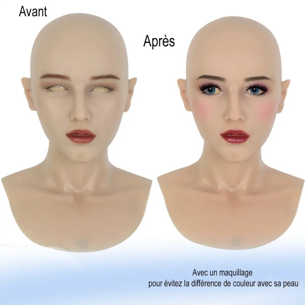 Masque en silicone tête pleine, un réalisme surprenant