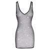 Mini robe maille et strass - Cottelli PARTY