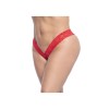 String brésilien rouge en dentelle grande taille 