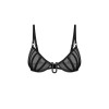 Aurorium demi-soutien-gorge noir