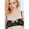Soutien-gorge ajouré noir 