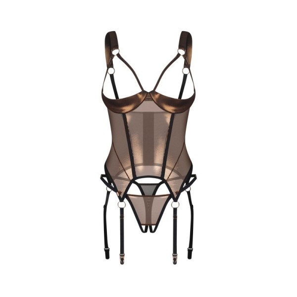 Soranna corset et string ouverts
