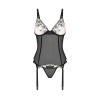 Vila blanes corset et string - Noirs