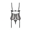 Vila blanes corset et string - Noirs