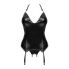 Viranes corset et string - Noir