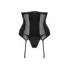 Chic Amoria corset et string - Noir