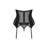 Chic Amoria corset et string - Noir
