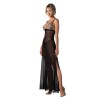 Vila blanes nuisette longue - Noire