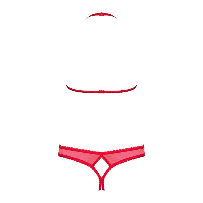 870-SEC-3 Ensemble ouvert 2 pcs - Rouge