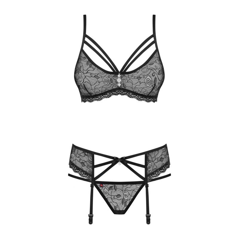 818-SEG-1 Ensemble 3 pcs - Noir