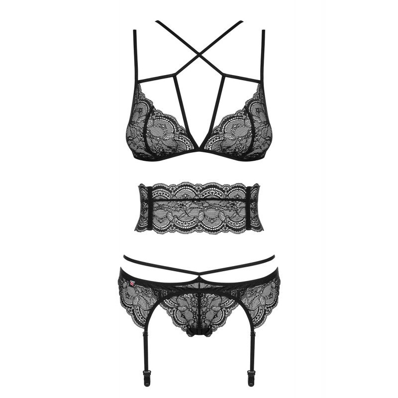 Frivolla Ensemble 4 pcs - Noir