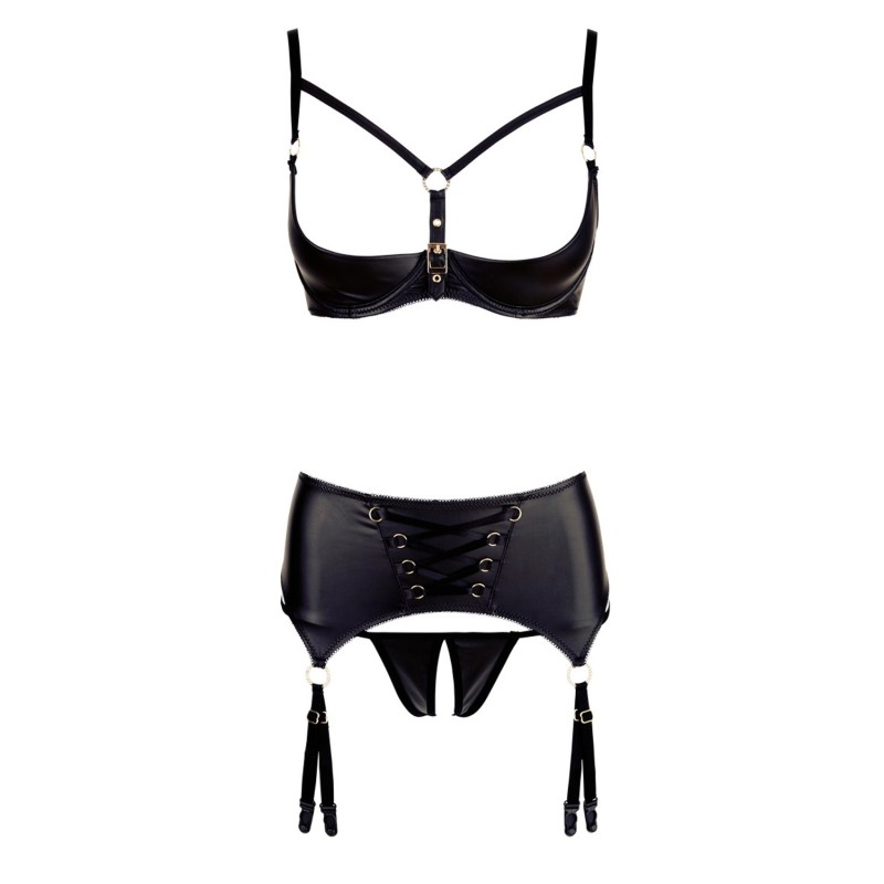 Ensemble noir trois pièces 