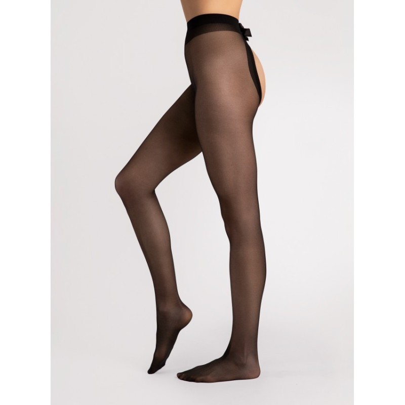 Cute Dream Collants ouverts 20 DEN - Noir