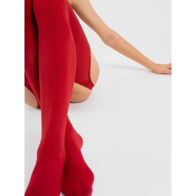 Diavola Bas jarretelles 60 DEN - Rouge