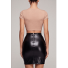 Jupe sexy longue noire wetlook Inaya  Be lily Mode