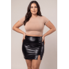 Jupe sexy longue noire wetlook Inaya  Be lily Mode