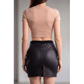Jupe courte noir Stella  Be lily Mode