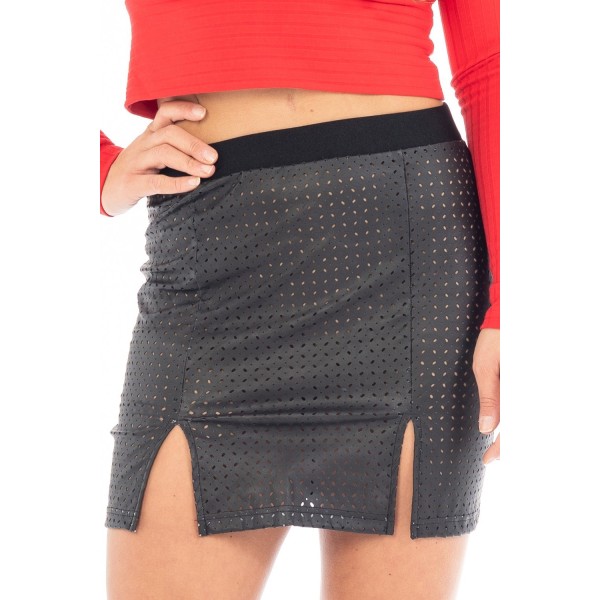 Jupe courte noir Stella  Be lily Mode