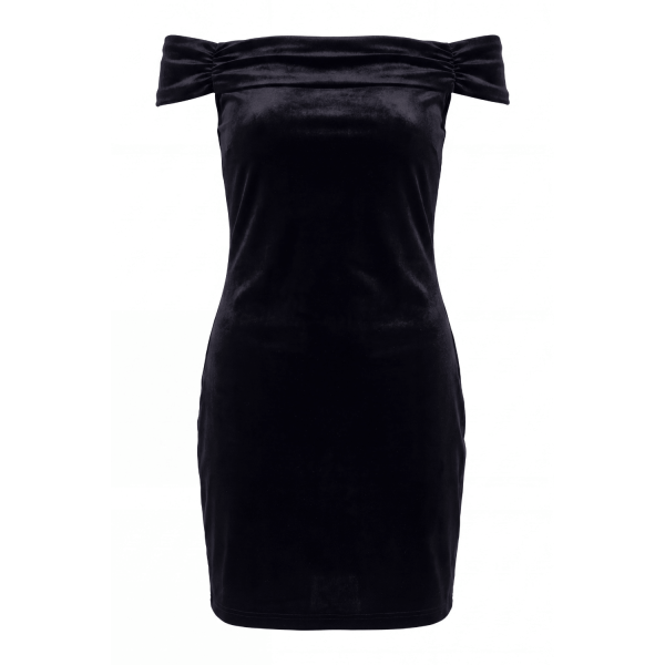 Robe velours noir Giulia  Be lily Mode